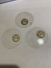 VUS OPEN FACE Orologio da tasca in vetro cristallo NOS 486 23 21