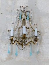 Lampadario antico MURANO acqua