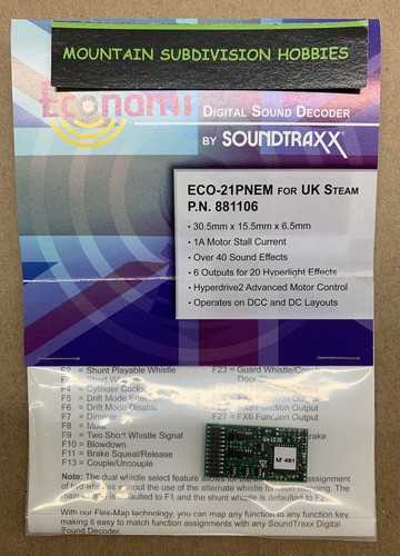 Nuovo decoder audio - , soundtraxx