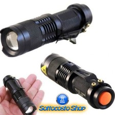 TORCIA TATTICA SOFTAIR MILITARE LED BL-8468 50000W A PROVA D'ACQUA RICARICABILE