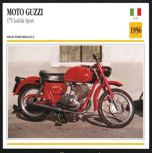 1956 moto guzzi 175cc lodola - guzzi,