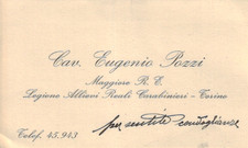 1930 BIGLIETTO DA VISITA -