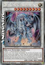 SILVER DRAGON BLUE EYES •
