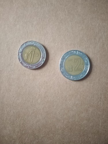 Messico monete 1 pesos - monete, -1