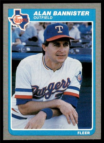 Fleer 555 1985 alan - #555, bannister
