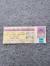 Biglietto 27/11/1999 Orange