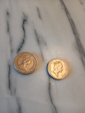 One pound 1983 1985 - one,