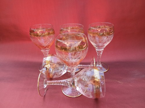 Set calici vintage incisi - calici,