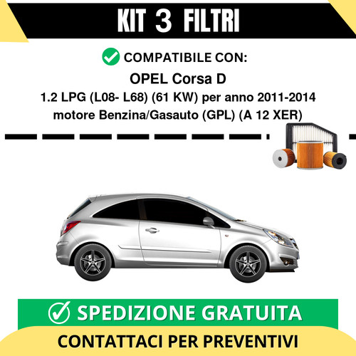 Kit tagliando filtri per - tagliando, 4