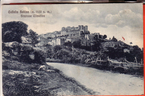 Cartolina collalto sabino - cartolina,