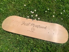 Just Married Skateboard Deck