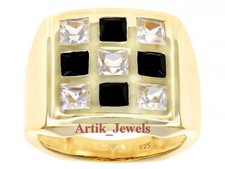 Bianco e Nero Moissanite Con