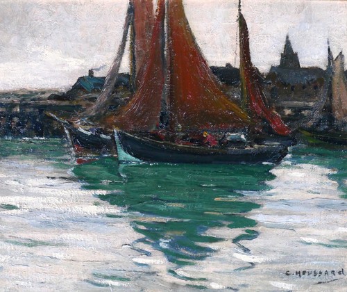 Quadro antico charles houssard - antico,