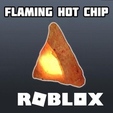 Robl0x Flaming Hot Chip Head