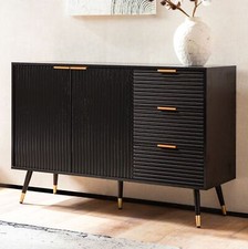 Credenza finebuy 120 nera - cm,