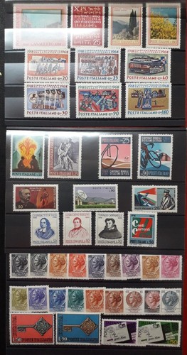 1968 italia francobolli annata - 1968,