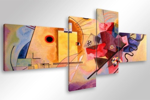 Quadro kandinsky giallo rosso - quadro,
