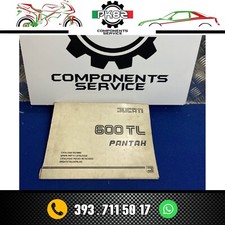 CATALOGO RICAMBI DUCATI PANTAH 600 TL 1983 ORIGINALE 4 LINGUE BUONE CONDIZIONI