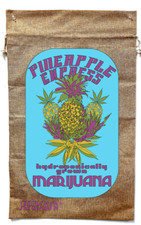BORSA TELA ANANAS EXPRESS VARIETÀ MARIJUANA 020 SACCO psichedelico trippy poste