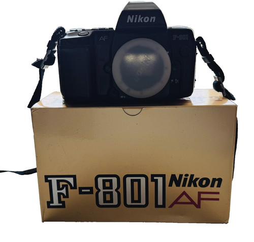 Nikon 801 body boxed - f,