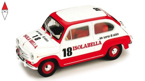 Brumm fiat 600 - 1/43, amaro