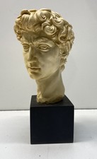 Busto David di Michelangelo. Antica scultura italiana alta 13" - Replica in resina