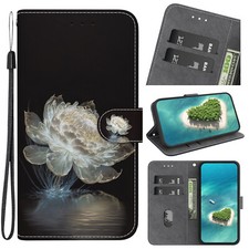Bling Flower Wallet Phone Case