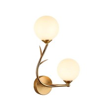 Applique da parete due sfere