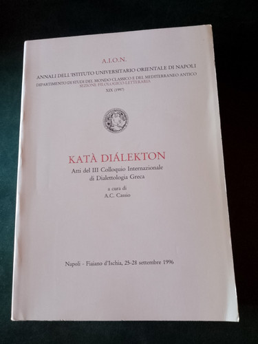 N kata dialekton - kata',