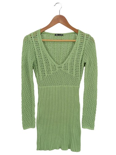 Zara abito maglia - di, donna