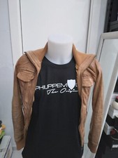 BERSHKA Giacca in vera pelle