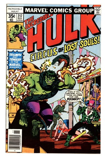 Incredible hulk 217 7 - vf-, 7.5