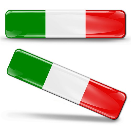 Adesivi bandiera italiana - adesivi,