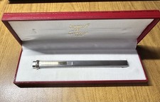 PENNA A SFERA LES MUST DE CARTIER PLACCATA ORO con refil nuovo originale Q33