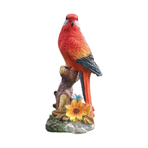 Uccellino decorativo con fiori - con,