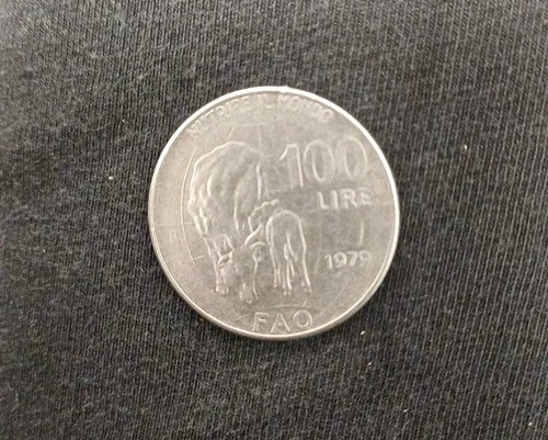 Moneta 100 lire commemorativa - moneta,