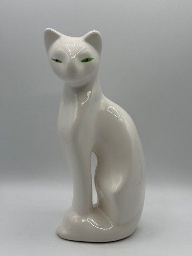 Statua gatto bianco - , kitsch