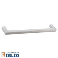 Maniglie Manigliette per Mobili Acciaio Satinato Lucido 96 128 160 224 320 mm