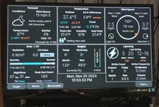 Display meteo per weatherflow - display,