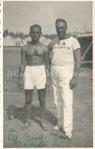 1936 roma viii campo - roma, dux