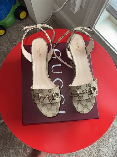 Sandali con zeppa - , gucci