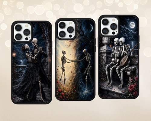 Custodia telefono gothic skull - custodia,