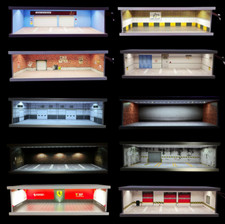 Diorama 1/43 garage modello