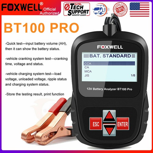12v battery tester for - tester, flooded