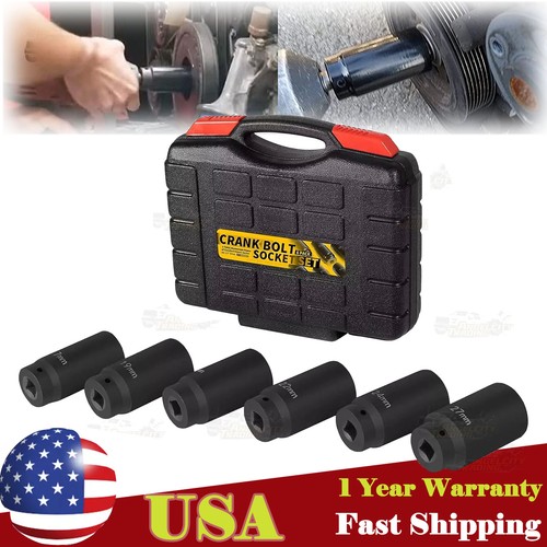 Pack crank bolt socket kit - 6,