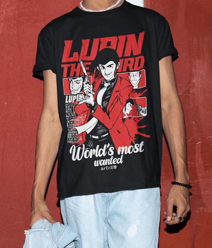 Shirt anime lupin terzo - il,