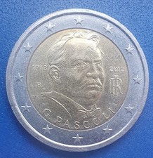 moneta 2 euro Italia 100°