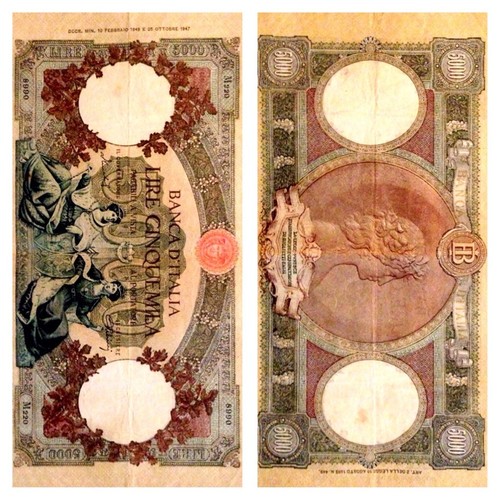 Banconota 5000 lire - banconota,
