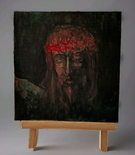 Dipinto olio cristo - dipinto,