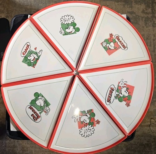 Set piatti fette zeppa pizza - set,
